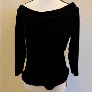 Elegant Black Off-Shoulder Top
